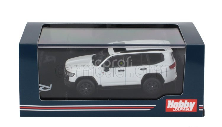 Ignition-model Toyota Land Cruiser (ja300w) Gr Sport 2023 - Black Red Interior 1:64 Bílá Perla