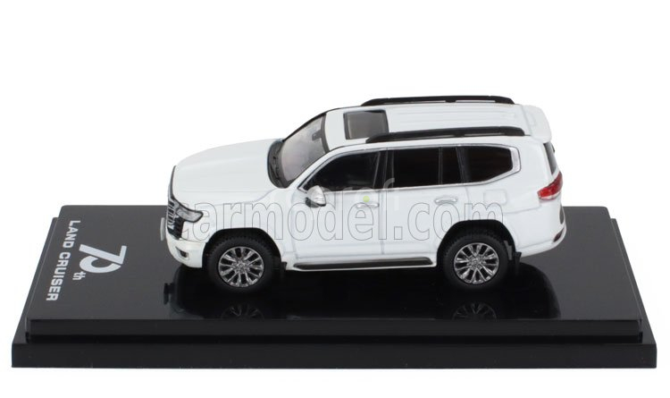 Ignition-model Toyota Land Cruiser (ja300w) Zx 2023 - Black Red Interior 1:64 Bílá Perla