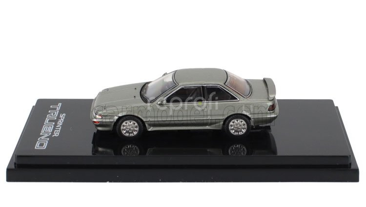 Ignition-model Toyota Sprinter Trueno (ae92) Gt Apex Coupe 1989 1:64 Green Grey Met