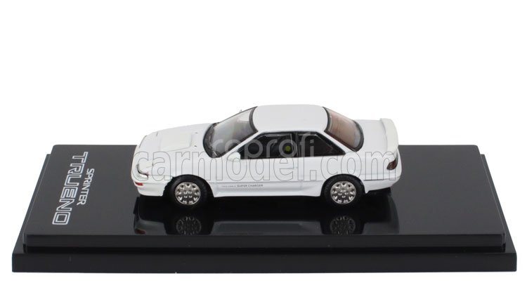 Ignition-model Toyota Sprinter Trueno Gt-z (ae92) 1989 1:64 Bílá