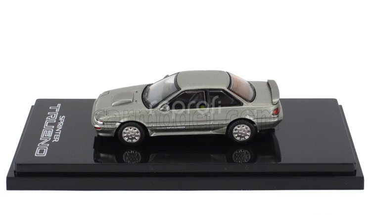 Ignition-model Toyota Sprinter Trueno Gt-z (ae92) 1989 1:64 Grey Met