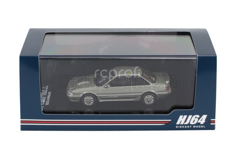 Ignition-model Toyota Sprinter Trueno Gt-z (ae92) 1989 1:64 Grey Met