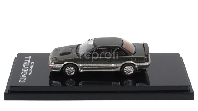 Ignition-model Toyota Sprinter Trueno Gt-z (ae92) 1989 1:64 Zelené Stříbro