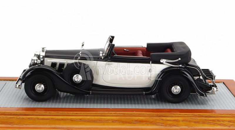 Ilario-model Horch 780 Sport Cabriolet Open 1933 1:43 Bílá Černá