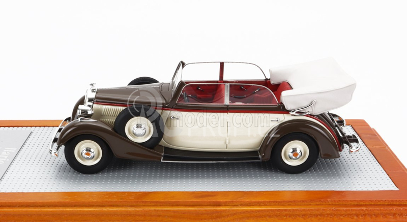 Ilario-model Horch 830 Bl Cabriolet Closed 1936 1:43 Hnědá Béžová