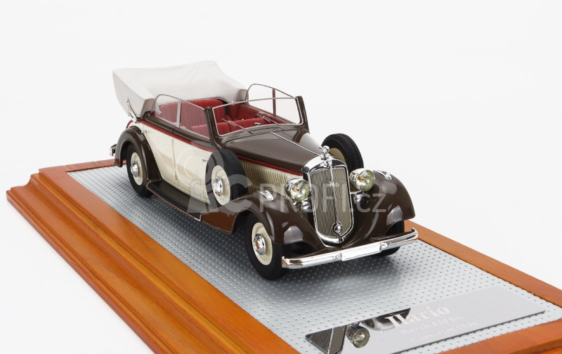 Ilario-model Horch 830 Bl Cabriolet Closed 1936 1:43 Hnědá Béžová