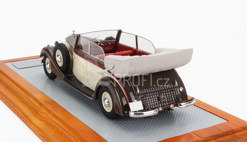 Ilario-model Horch 830 Bl Cabriolet Closed 1936 1:43 Hnědá Béžová