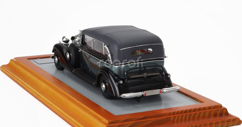 Ilario-model Horch 951a Pullman Original Car Cabriolet Closed 1938 1:43 Černá Zelená Met