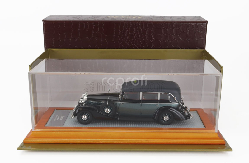 Ilario-model Horch 951a Pullman Original Car Cabriolet Closed 1938 1:43 Černá Zelená Met
