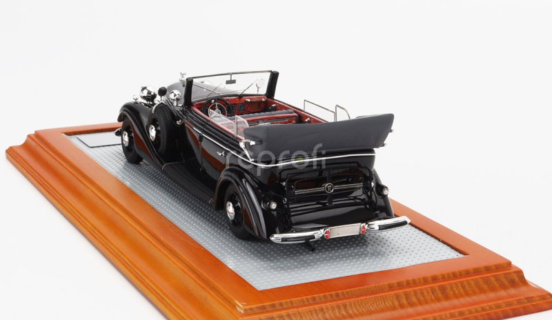 Ilario-model Horch 951a Pullman Original Car Cabriolet Open 1937 1:43 Black