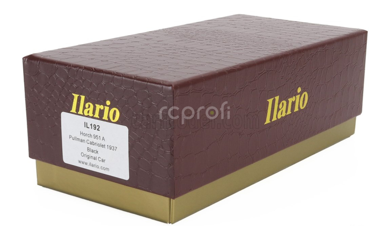 Ilario-model Horch 951a Pullman Original Car Cabriolet Open 1937 1:43 Black