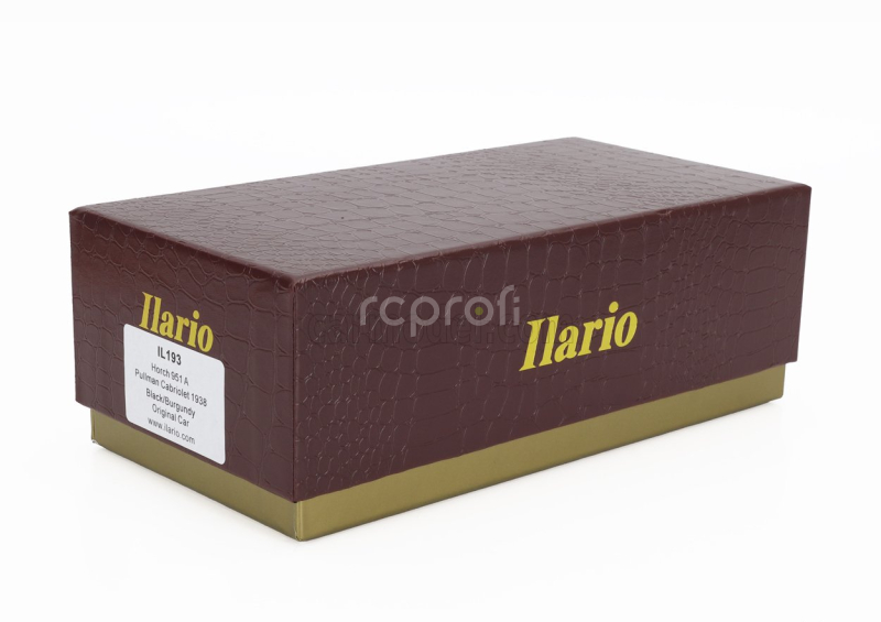 Ilario-model Horch 951a Pullman Original Car Cabriolet Open 1937 1:43 Black Bordeaux