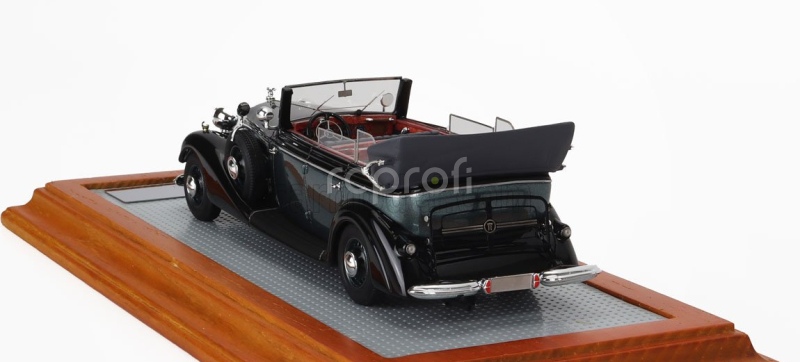 Ilario-model Horch 951a Pullman Original Car Cabriolet Open 1938 1:43 Černá Zelená Met