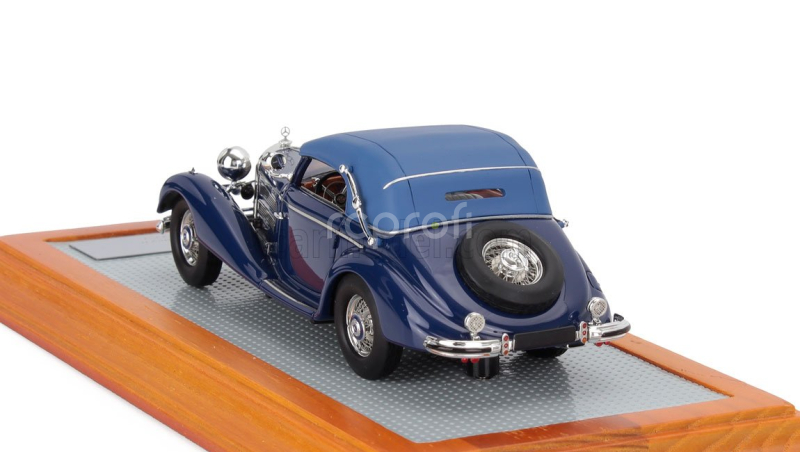 Ilario-model Mercedes benz 540k Sn154081 Sindelfingen Cabriolet A Closed 1936 1:43 2 Tóny Modré