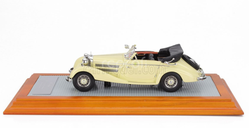 Ilario-model Mercedes benz 540k Sn154084 Sindelfingen Cabriolet A Open 1936 1:43 Žlutá