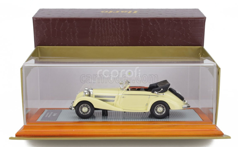 Ilario-model Mercedes benz 540k Sn154084 Sindelfingen Cabriolet A Open 1936 1:43 Žlutá