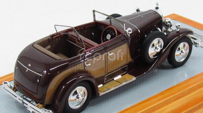 Ilario-model Mercedes benz 630k Spider Saoutchik Torpedo Transformable 1928 1:43 2 Tóny Hnědé