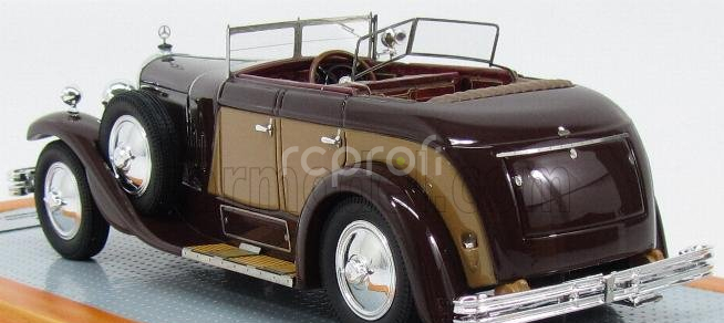 Ilario-model Mercedes benz 630k Spider Saoutchik Torpedo Transformable 1928 1:43 2 Tóny Hnědé