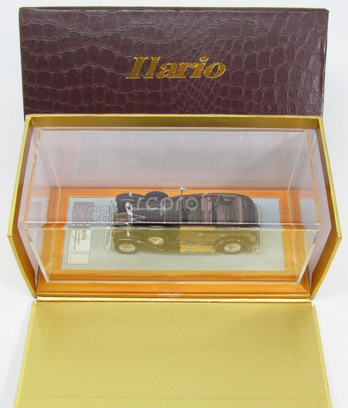 Ilario-model Mercedes benz 630k Spider Saoutchik Torpedo Transformable 1928 1:43 2 Tóny Hnědé