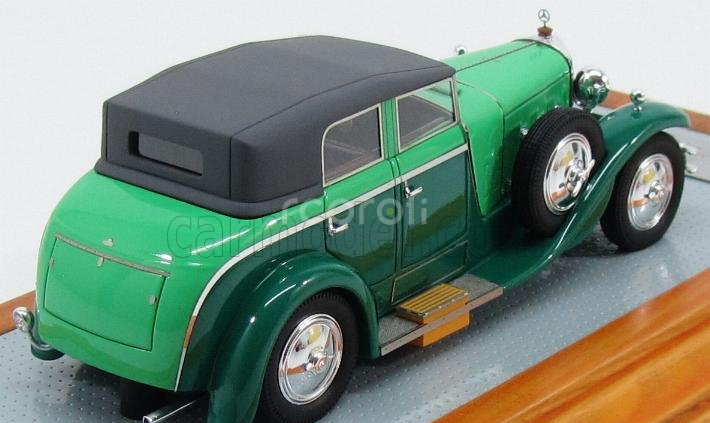 Ilario-model Mercedes benz 630k Torpedo Cabriolet Transformable Closed 1926 1:43 2 Tóny Zelené