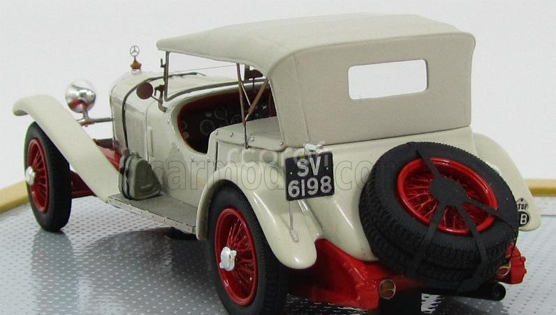 Ilario-model Mercedes benz Mb 680s Sport/4 Cabriolet Closed Sindelfingen 1927 1:43 Bílá Červená