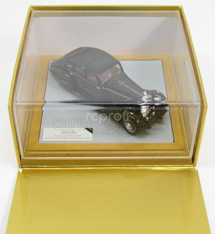 Ilario-model Rolls royce Phantom Ii Continental Park Ward Streamline Saloon Sn86sk  1934 1:43 Black