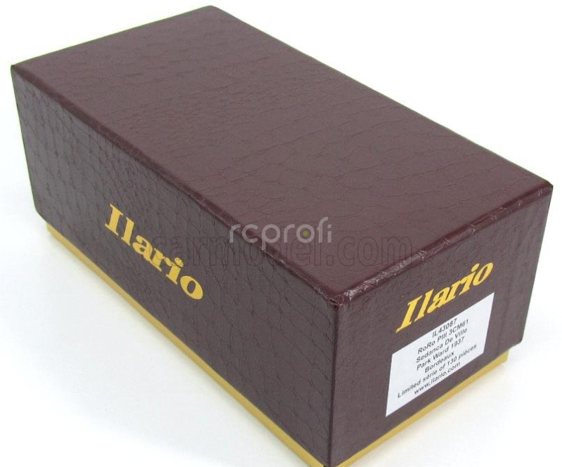 Ilario-model Rolls royce Piii 3cm61 Sedanca De Ville Park Ward Semiconvertible 1937 1:43 Red