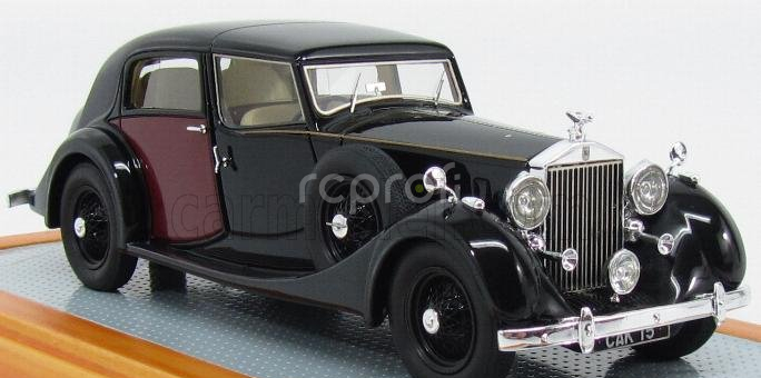 Ilario-model Rolls royce Piii 3cp192 Sedanca De Ville Park Ward 1937 1:43 Black Bordeaux