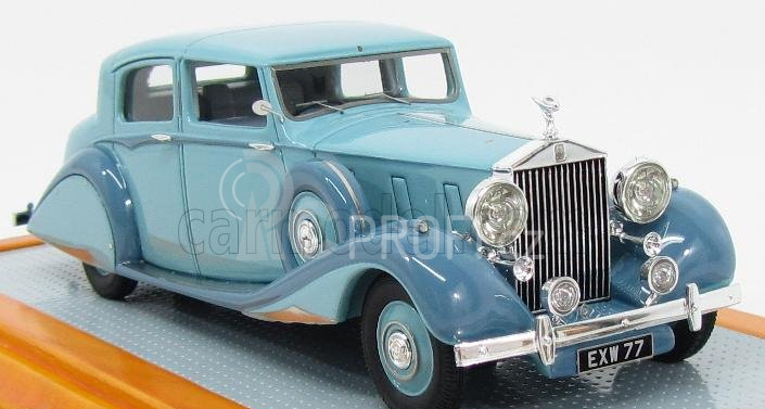 Ilario-model Rolls royce Piii 3cp200 Sedanca De Ville Hooper 1938 1:43 2 Tóny Modré