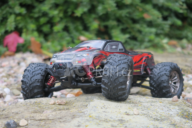 RC auto Q901C Spirit brushless, červená + náhradní baterie