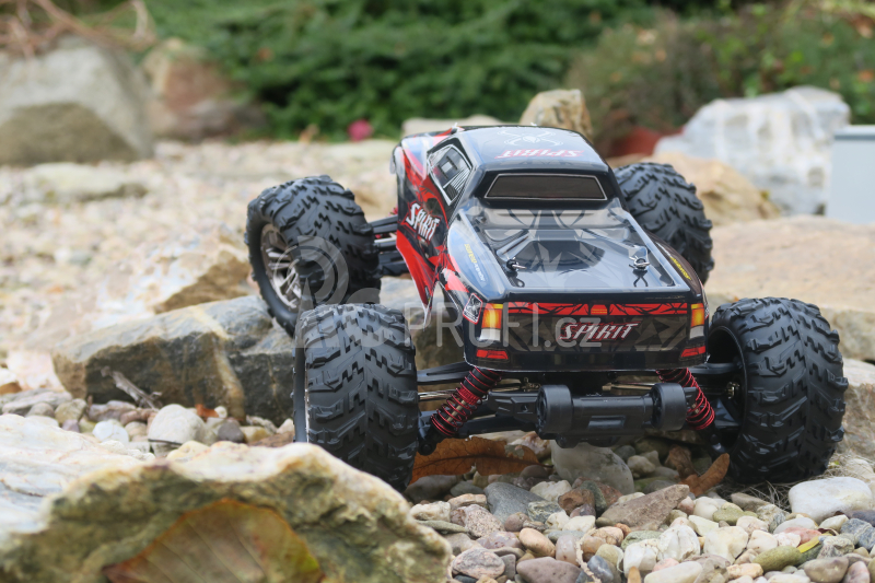 BAZAR - RC auto Q901C Spirit brushless, červená