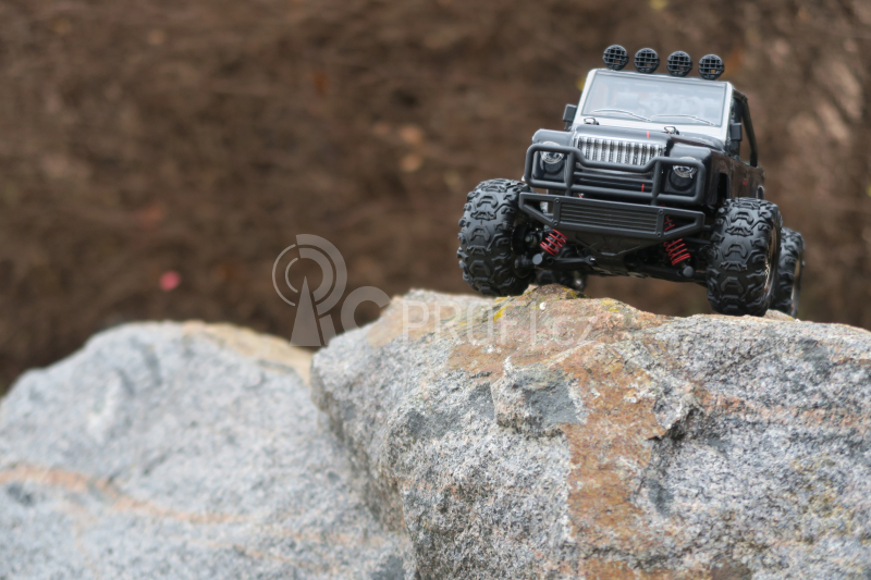 RC auto JEEP Subotech Brave, černý