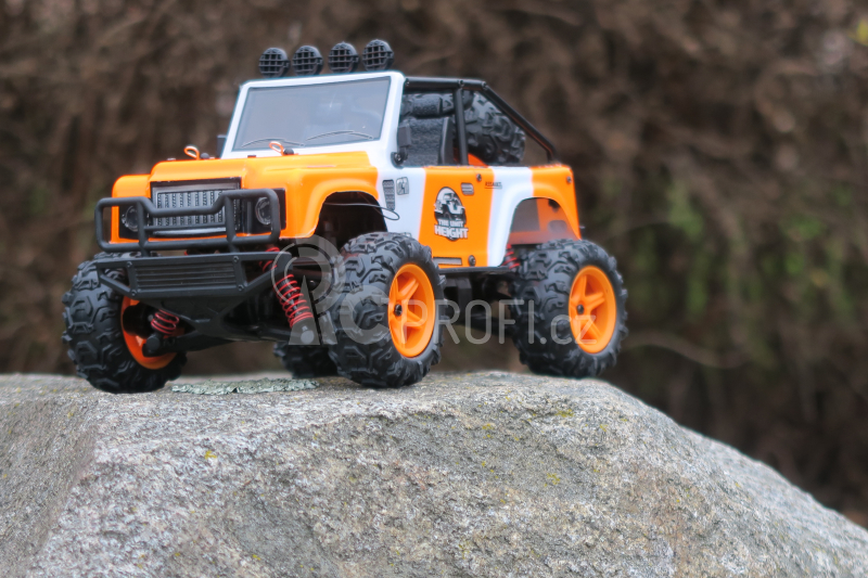 RC auto JEEP Subotech Brave, oranžová