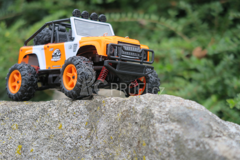 RC auto JEEP Subotech Brave, oranžová