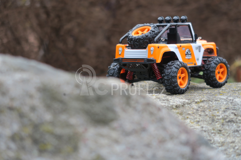 RC auto JEEP Subotech Brave, oranžová