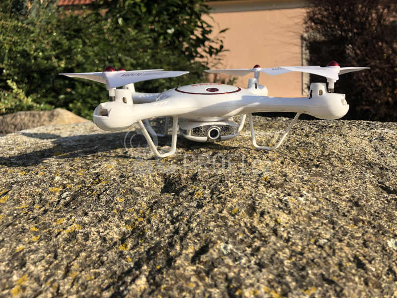 Dron Syma X5UW-D, bílá + náhradní baterie