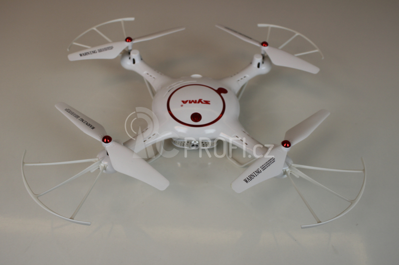 Dron Syma X5UW-D, bílá + náhradní baterie