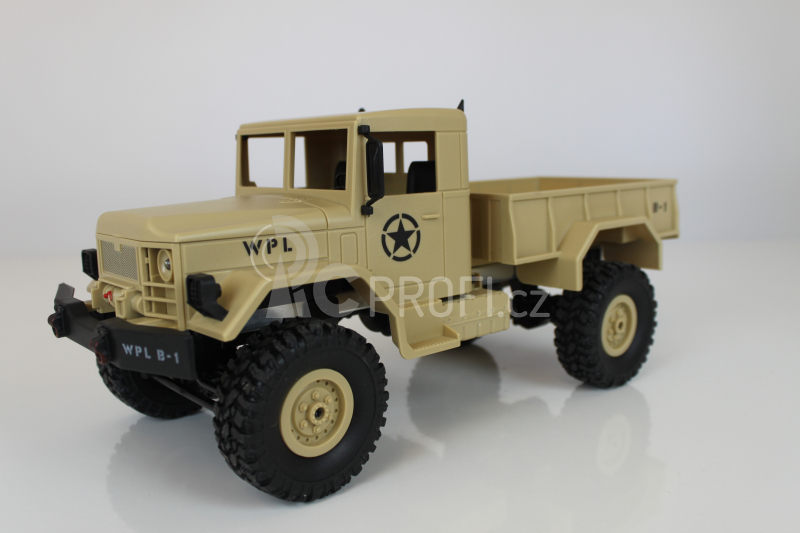 RC auto Military Truck, písková