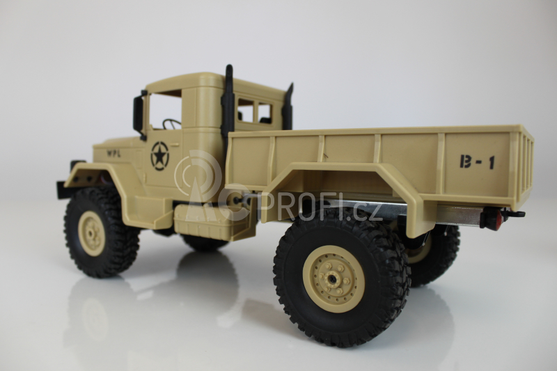 RC auto Military Truck, písková