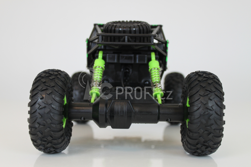 RC crawler Engine 1:18, zelená + náhradní baterie