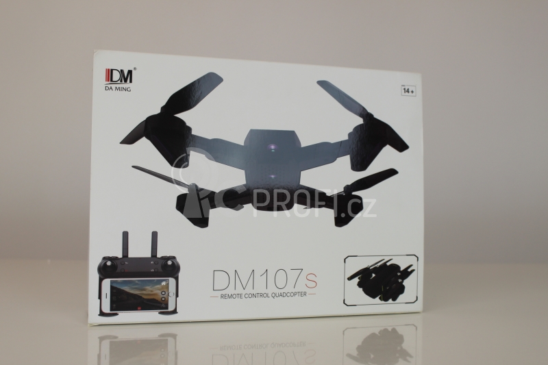 Dron DM107s, černá