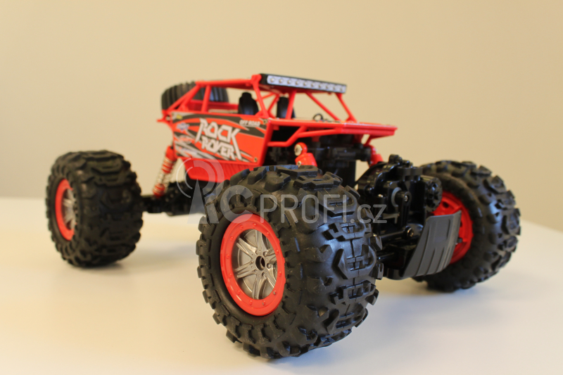 RC auto Rock Rover, červená