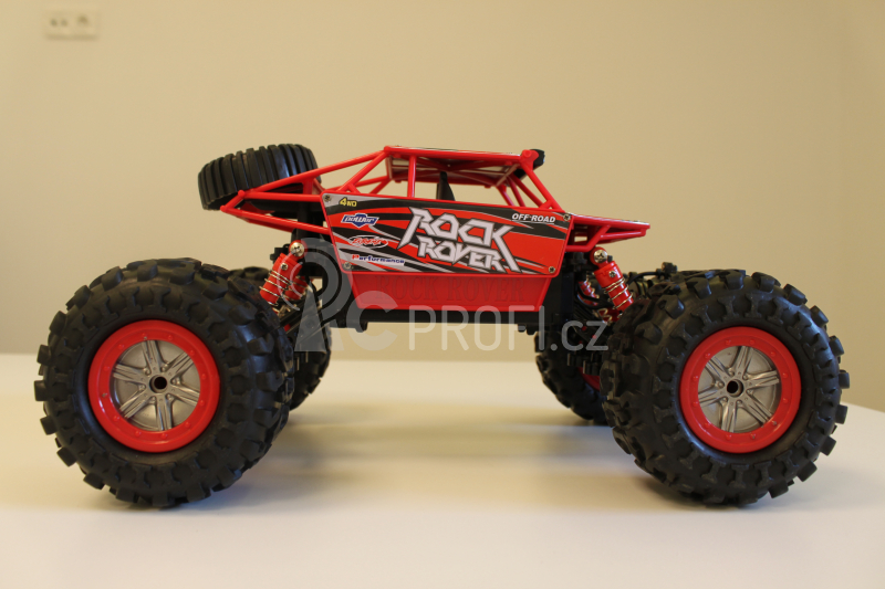 RC auto Rock Rover, červená