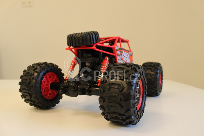 RC auto Rock Rover, červená