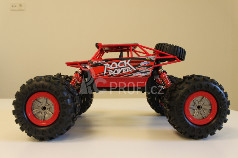 RC auto Rock Rover, červená