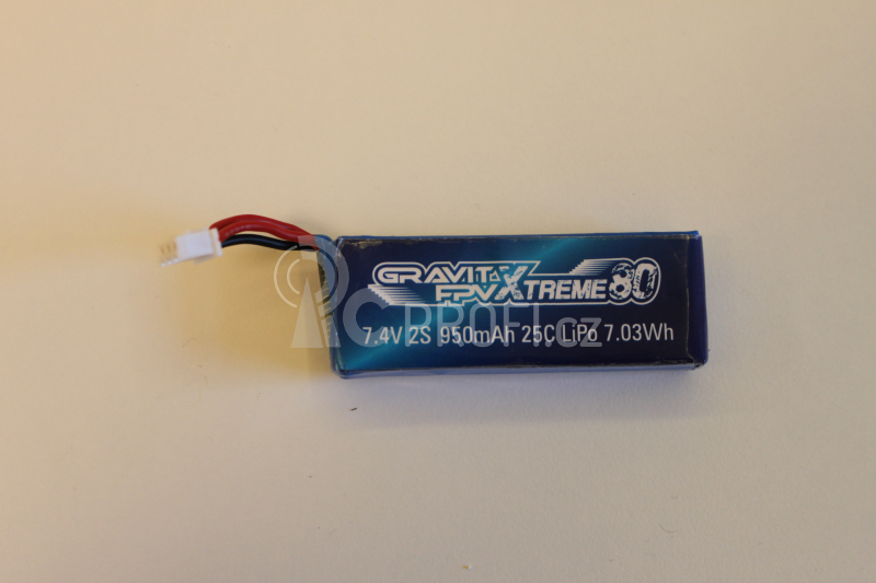 Gravit FPV Xtreme-80 - LiPo sada 7.4V 950mAh