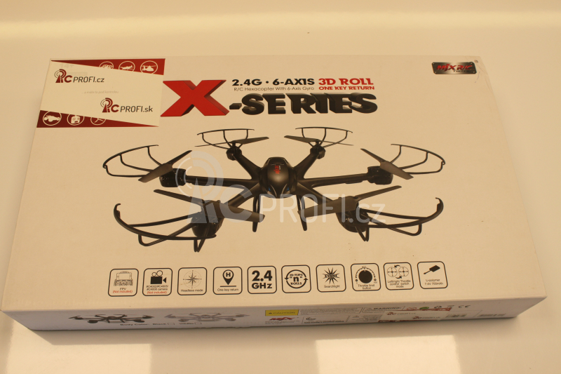 BAZAR - Dron MJX X600 HEXA s FPV, bílá