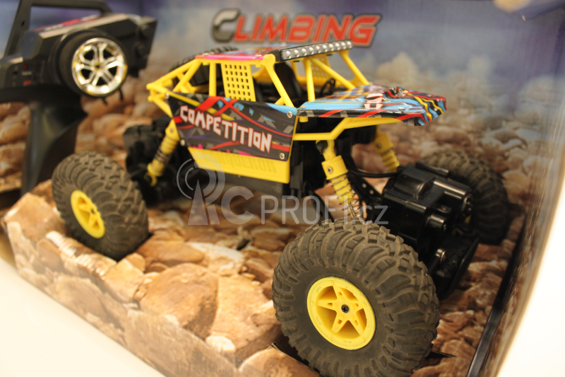 BAZAR - RC crawler Competition 1:18, žlutá