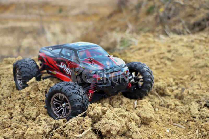 RC auto Q901C Spirit brushless, červená