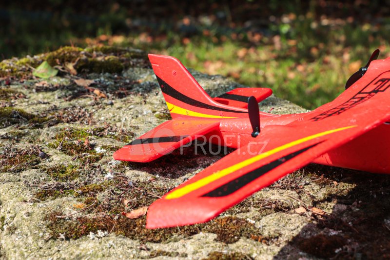 RC letadlo Cessna Glider Z50, červená